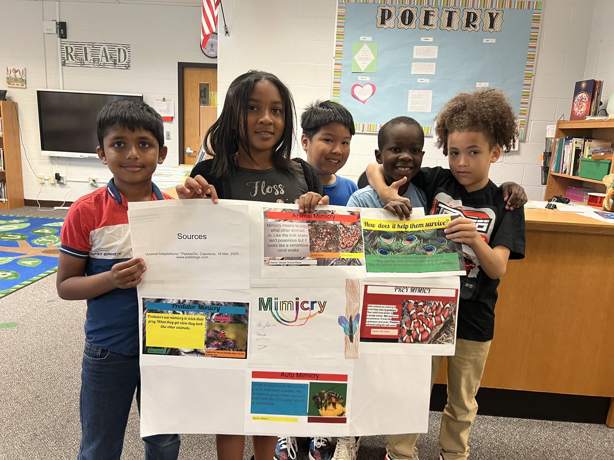 Heather Kirkman Hurst (@alexklibrary) on Twitter photo SS collaborated on presentations on Animal Adaptions. After researching with Pebble Go, they presented their findings to to other s groups. #JourneytoSuccess #JCPSLibraries #informationliteracy <a href="/AlexRKennedy1/">Alex R. Kennedy Elem</a> SS collaborated on presentations on Animal Adaptions. After researching with Pebble Go, they presented their findings to to other s groups. #JourneytoSuccess #JCPSLibraries #informationliteracy <a href="/AlexRKennedy1/">Alex R. Kennedy Elem</a>