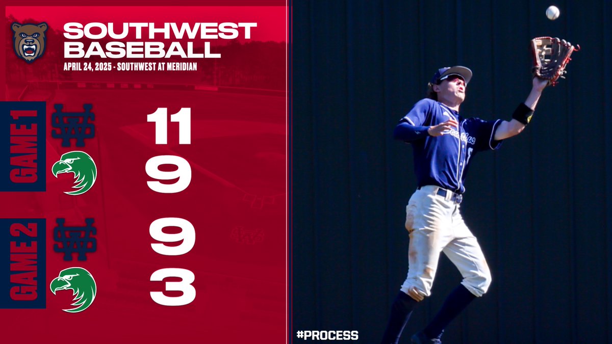 FINALS FROM MERIDIAN

A big night for the Bears as they erase a deficit in both games and get the sweep over the Eagles.
