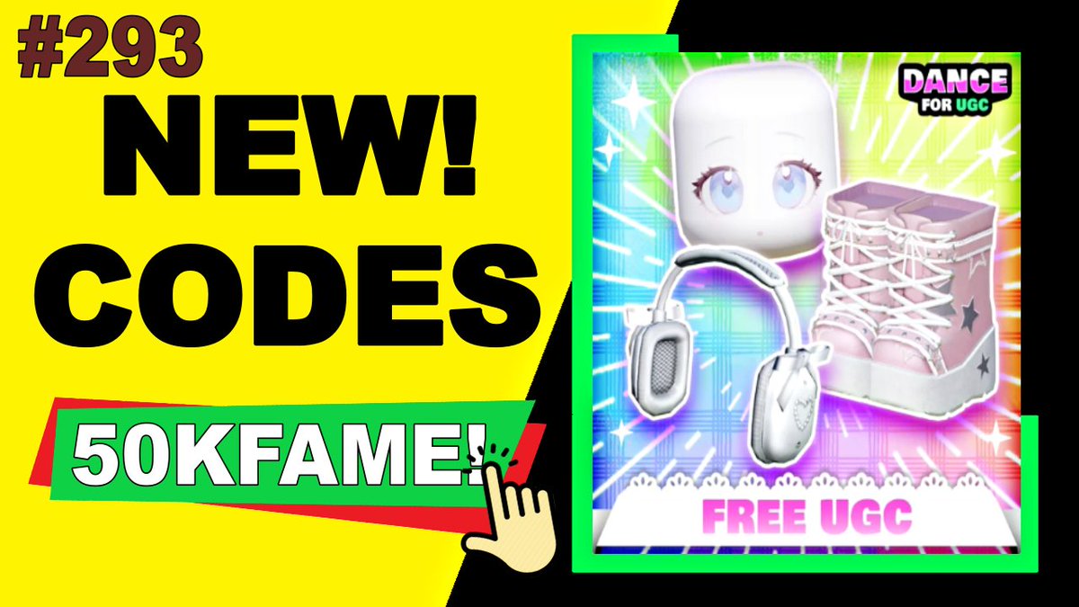 gaden_ram's tweet photo. DANCE FOR UGC *NEW* CODES TODAY 25 APRIL - ROBLOX DANCE FOR UGC CODES
#danceforugc #danceforugccodes #danceforugcupdate #roblox #robloxugc
๐๐click below to view๐๐
https://t.co/3jwhLLboho via @YouTube https://t.co/Z5OKSmhlXp