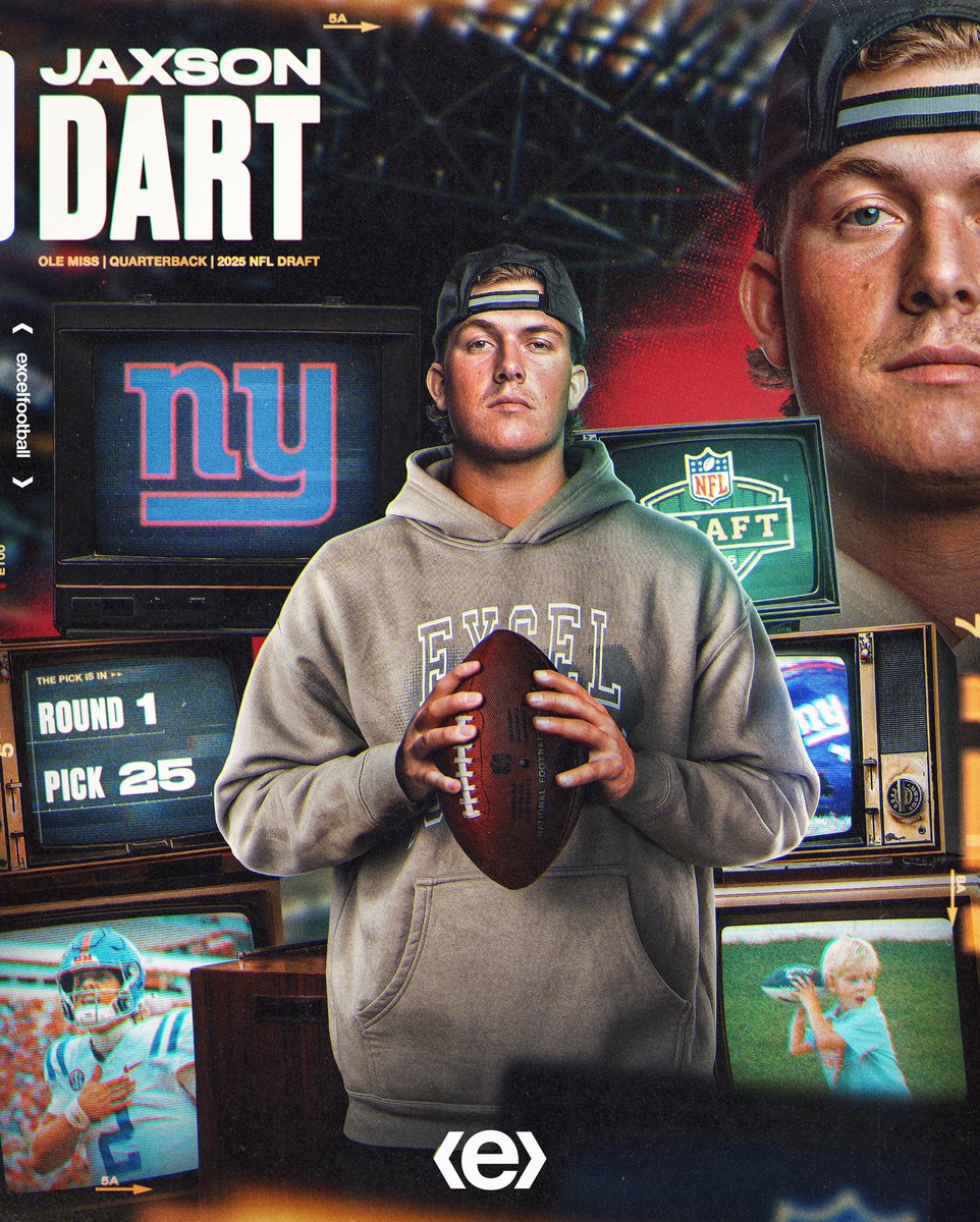 Next chapter 🔓

<a href="/JaxsonDart/">Jaxson Dart</a> is a New York Giant! #exceling