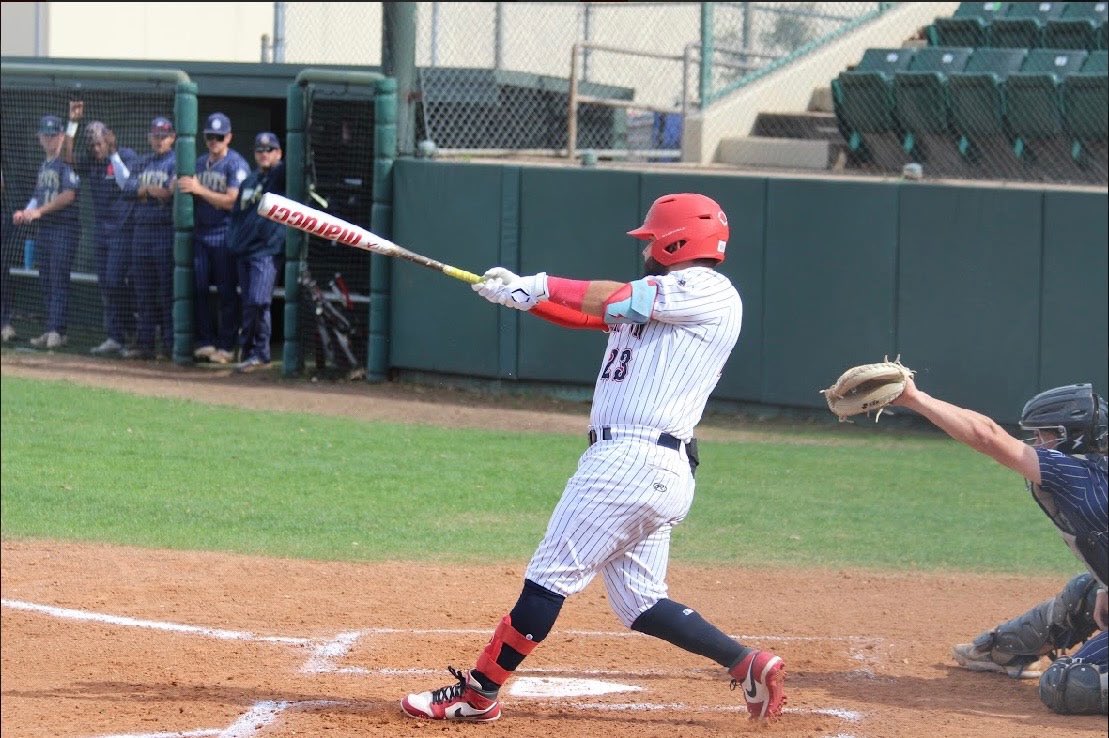 Player of the Week 

Francisco Ochoa 
Arlington Baptist 

Ochoa batted .526 with 10 hits including two doubles and three home runs while driving in 11 runs as Arlington Baptist took three of four games over Dallas Christian last weekend.