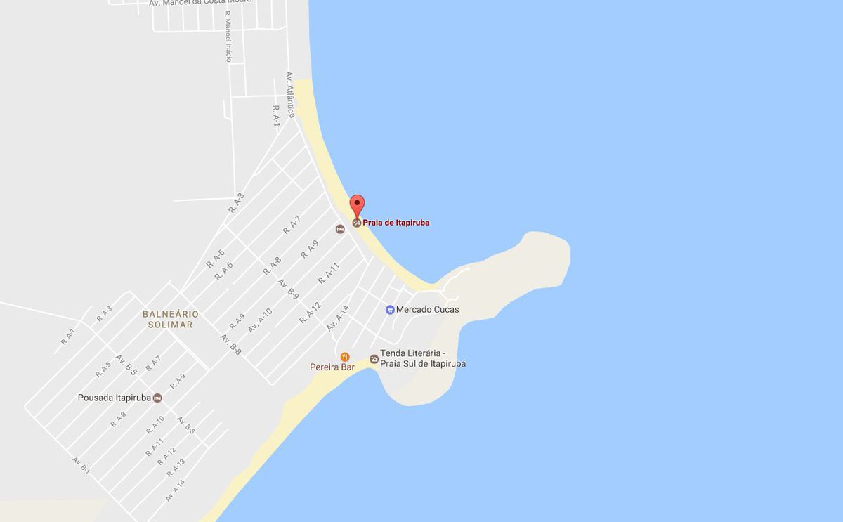 fato curioso: existe uma praia em Santa Catarina em formato de pir0c4, se chama praia de Itapirubá