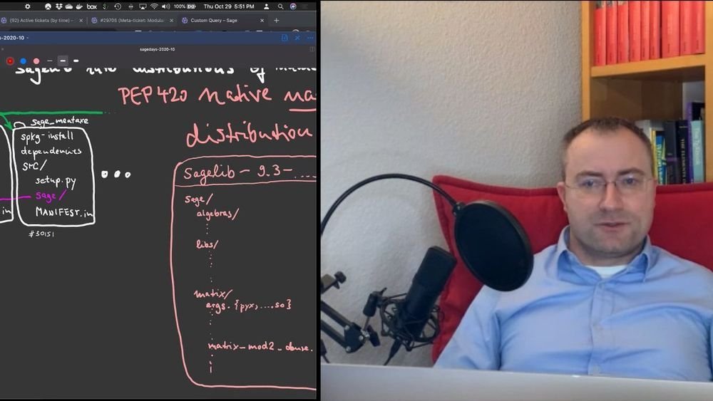 Video and slides of my presentation "Modularization and pip-installability of the #SageMath #Python library" from the Global Virtual #SageMath

Days 110 are available at:

researchseminars.org/talk/SageDays1…