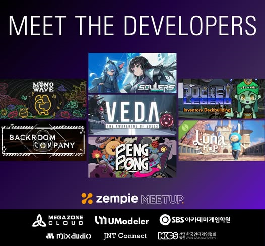 ZEMPIE MEETUP (28th edition) - 2025.04.29 Tue - The know-how of famous Chinese game publisher 'GamerSkyGames' is revealed