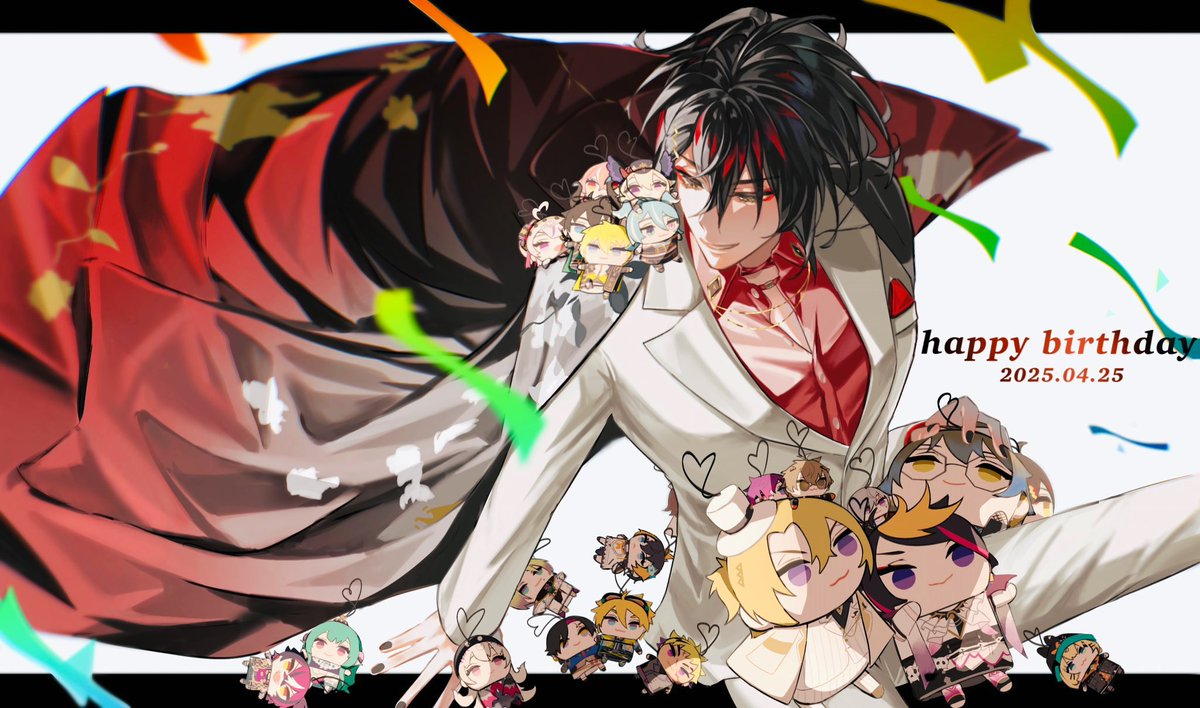 Happy birthday!!!!!!!!!!!
I  Love You🫶❤️❤️❤️
#AkumaClanniversary2025
#Akurylic