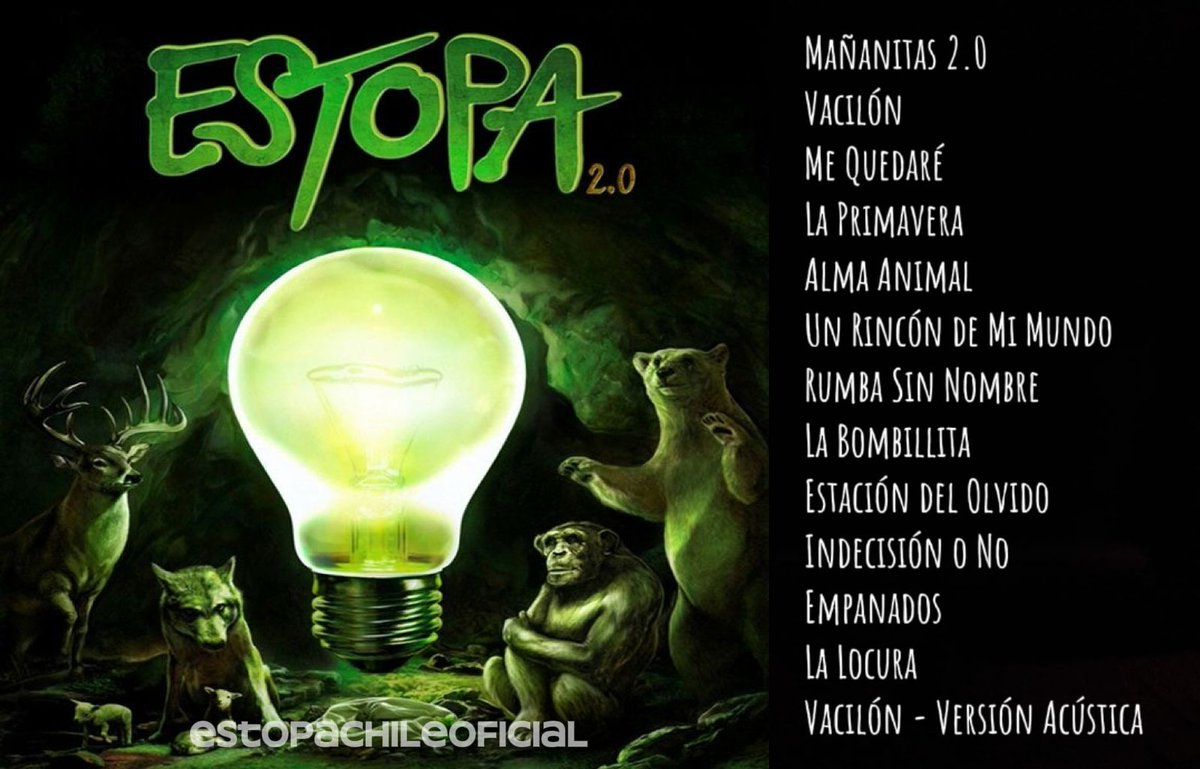 Estopa 2.0, el séptimo disco de Estopa, el dúo español que lleva 25 años de trayectoria y constante evolución.
Lo especial: ¡fue producido por ellos mismos! El nombre '2.0' es un guiño a su incursión en la era digital. Una actualización musical perfecta.