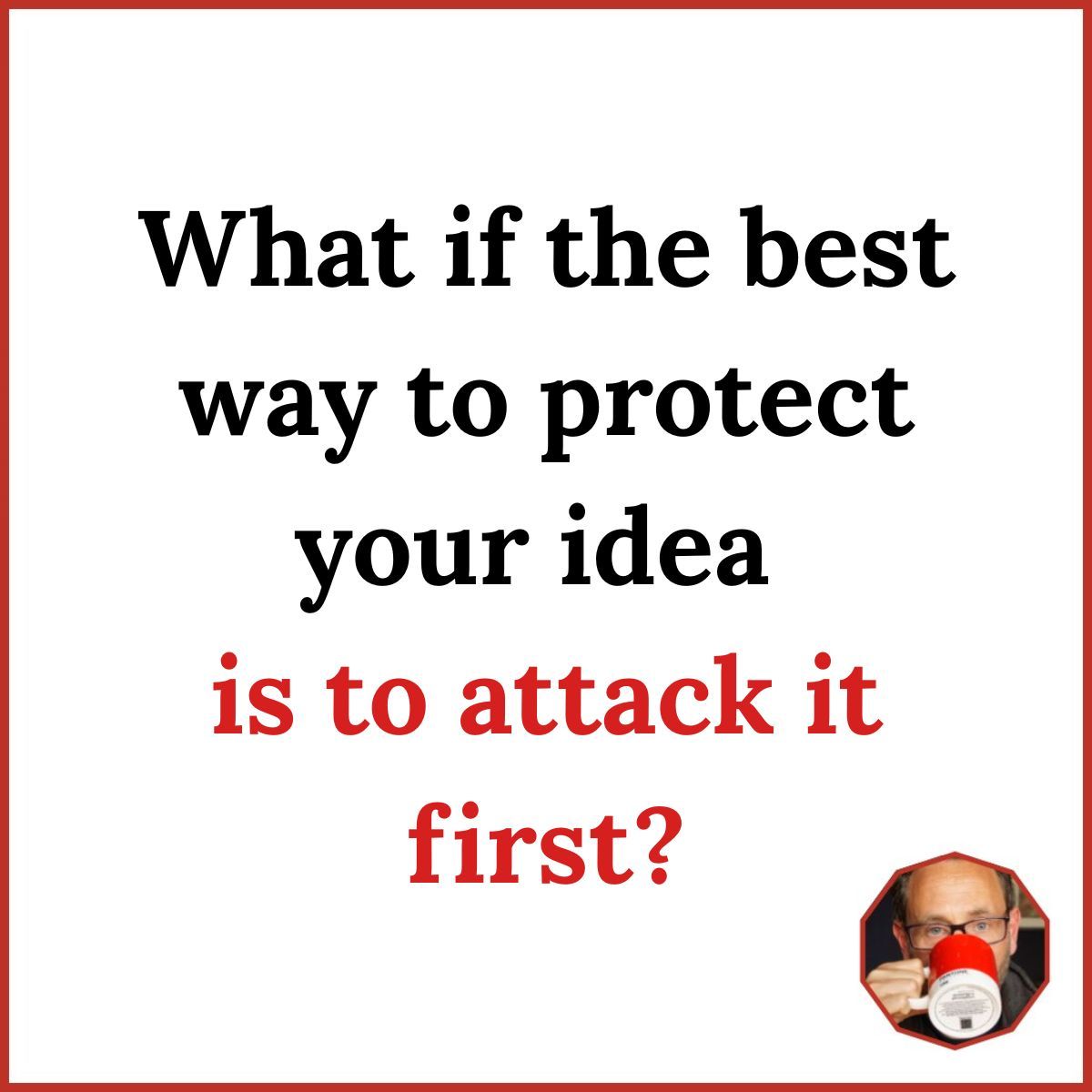 👉 Do you pressure-test your ideas or wait for someone else to throw the first punch?

This is an excerpt from my forthcoming book, The Modern CEO. Read more at buff.ly/aywM0Pn 

#MrJoeLeech 
#CEOcoach