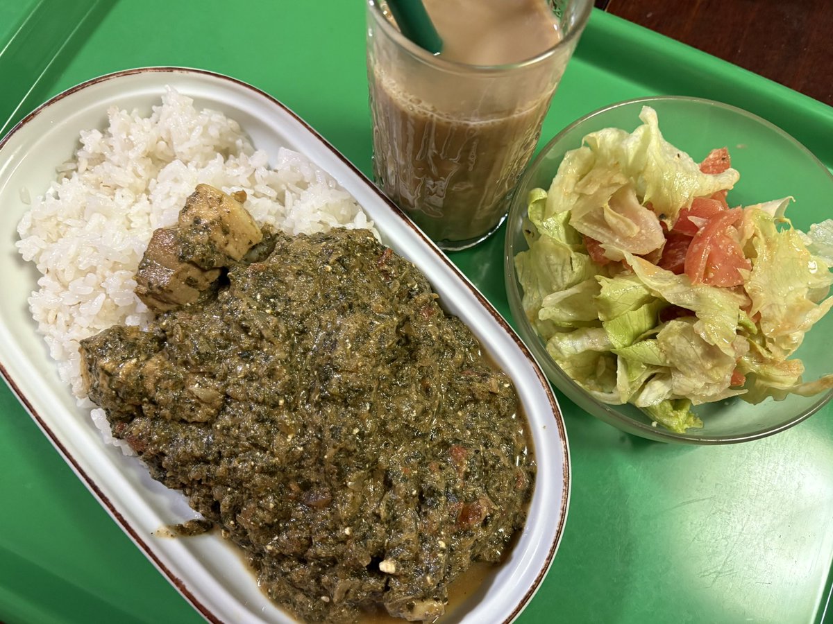 nankin007's tweet photo. 2025/04/22(火)
① #朝食
　#鶏手羽元
　#チーズトースト
　#BKコーヒー
② #昼食
　#ほうれん草のカレー
　#サラダ #きな粉ドレッシング
　#トマト #カフェオレ
③ #間食 #柏餅
　#濃いコーヒー は和菓子でも合う💕
④ #夕食
　#煮麺 #不断草 #岸上蒲鉾 #じゃこ天
　#タラの芽 #天ぷら #温泉卵 #緑茶 https://t.co/BBtnDCHasQ