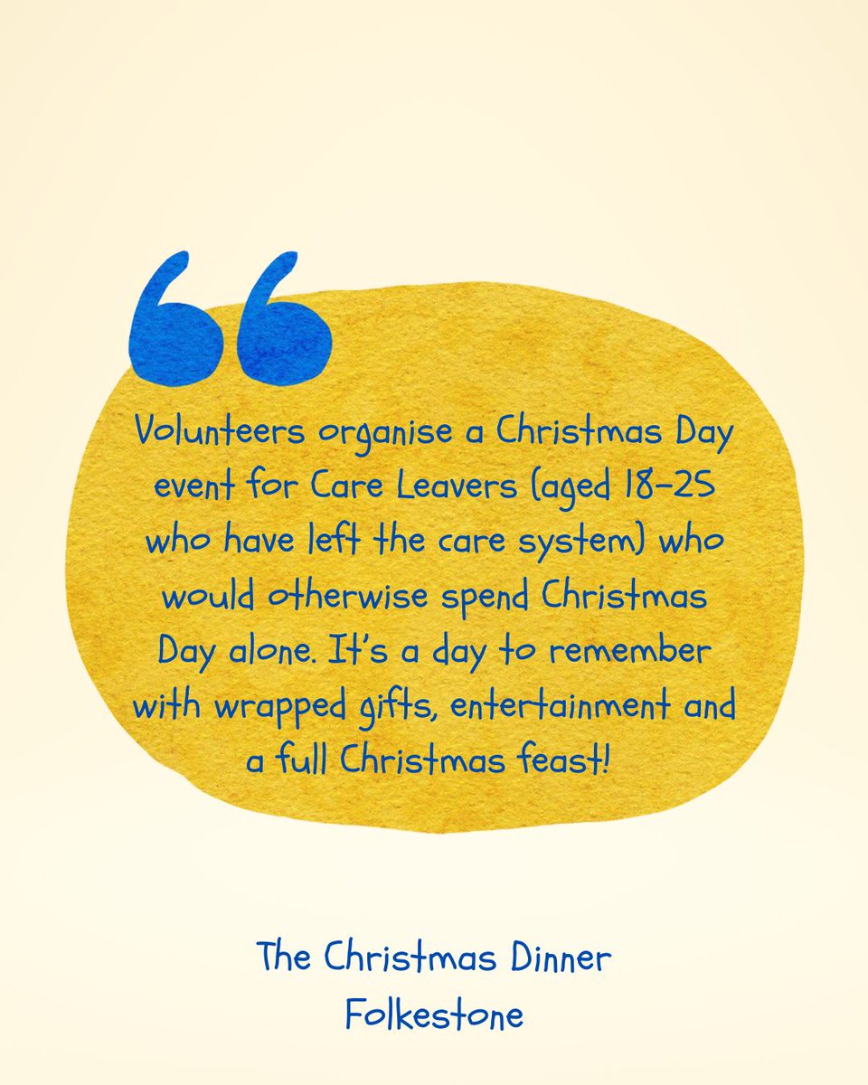 Is it too early to talk about Christmas? Not if you volunteer at this extraordinary charity. 
Another incredibly moving and profoundly important nominee at <a href="/fstonehythedc/">Folkestone & Hythe District Council</a>  Excellence in Volunteering Awards!
NOMINATE: kcv.org.uk/folkestone-and…