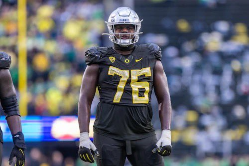 JayDanielsMVP's tweet photo. With the 29th overall pick, the #Commanders select OT Josh Conerly Jr 

#RaiseHail https://t.co/g4cEy5Xadk