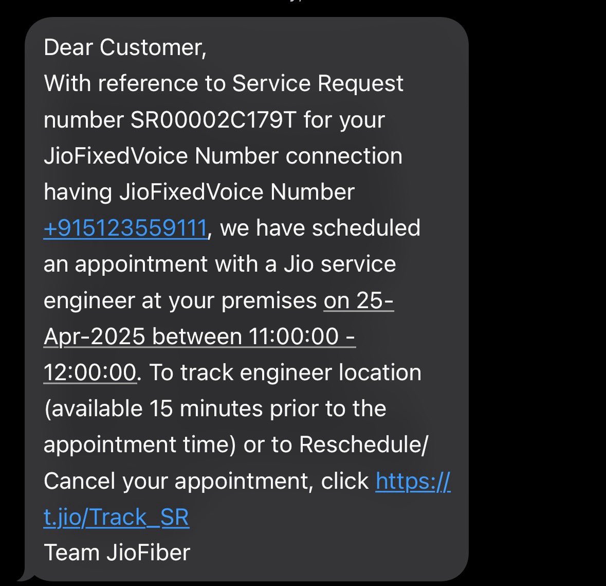 EnigmaticTrader's tweet photo. I just rescheduled it for today's slot as suggested and got an SMS.

Although #myjio application still doesn't show any update for the rescheduled time and date! @JioCare is this expected ? 

I pray for help to show up in 11:00-12:00 slot today!🙏 https://t.co/EP2PtfFJhg