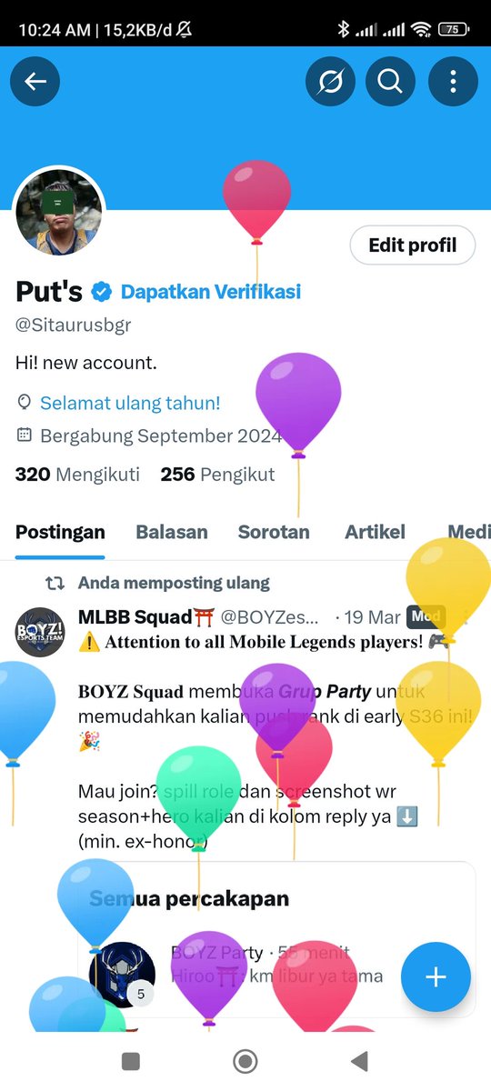 Sitaurusbgr's tweet image. heheheheh dapat balon.....