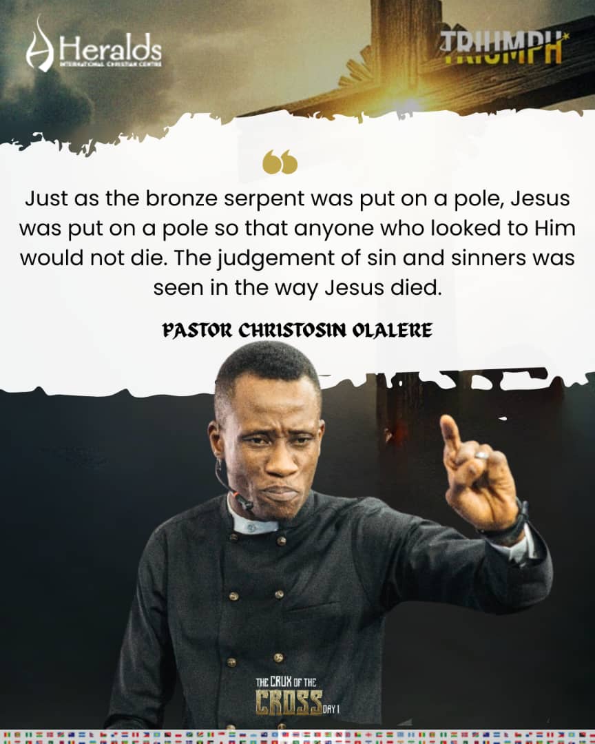 Some of the explosive things we learnt at our Easter Conference this past weekend.

#Triumph
#Thecruxofthecross
#PastorChristosinOlalere
#HeraldsNation