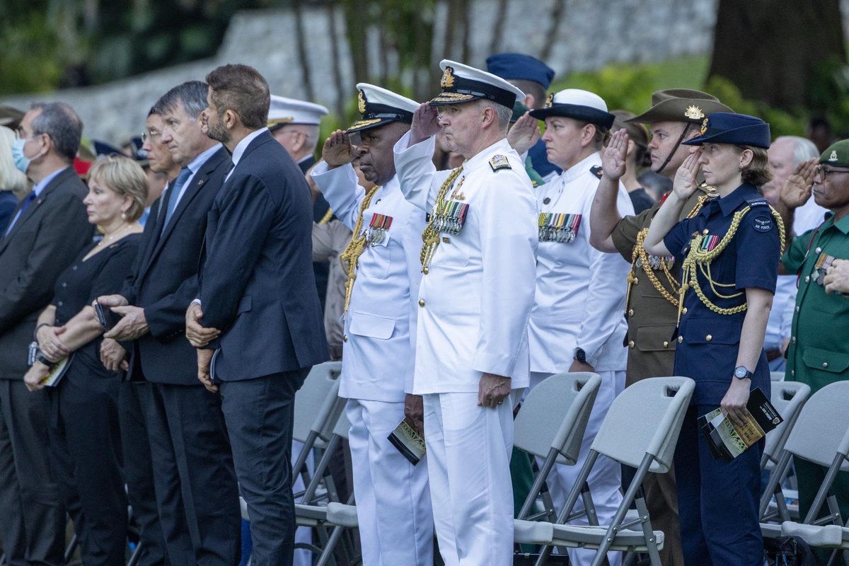 CJOPSAustralia's tweet image. It was a privilege to attend the Anzac Day Dawn Service at Bomana War Cemetery in Port Moresby, Papua New Guinea alongside Chief of Defence Force, Rear Admiral Philip Polewara.
#LestWeForget