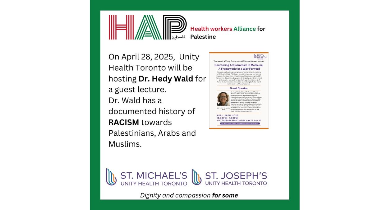 Health Workers Alliance for Palestine tweet media
