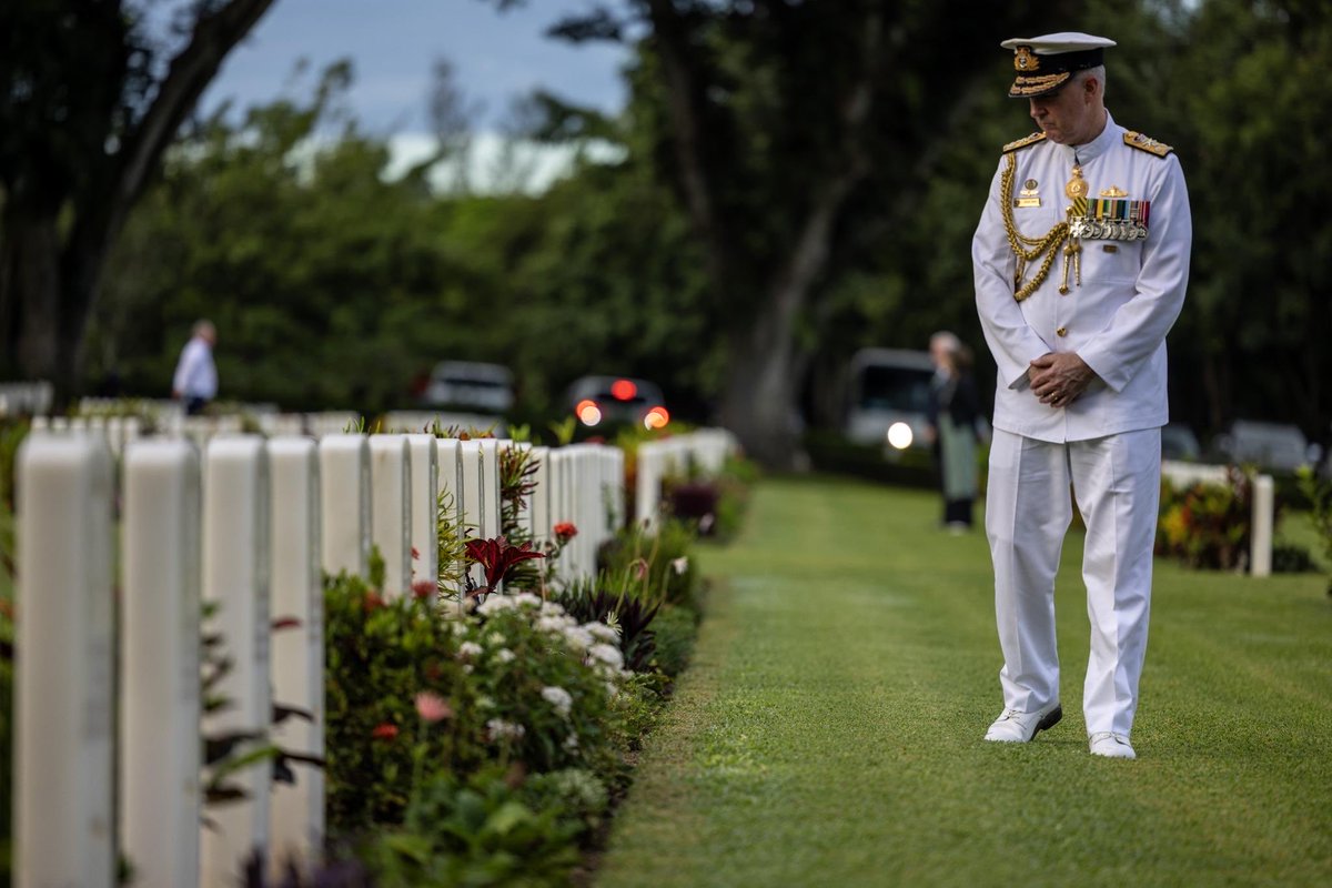 CJOPSAustralia's tweet image. It was a privilege to attend the Anzac Day Dawn Service at Bomana War Cemetery in Port Moresby, Papua New Guinea alongside Chief of Defence Force, Rear Admiral Philip Polewara.
#LestWeForget