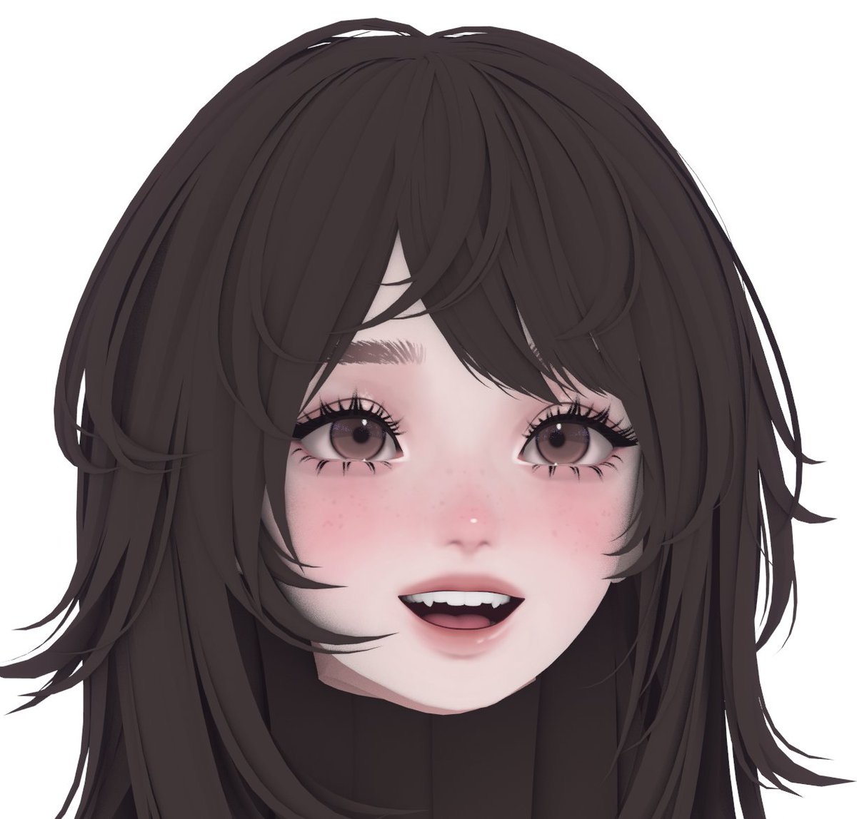 she can smile now :D #b3d #vrchat