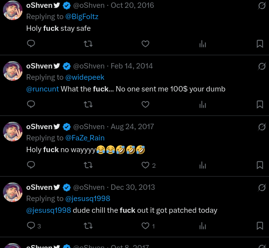 DrHDoofy's tweet photo. @oShven BITCH WHAT THE FUCKKK???? https://t.co/j54DqaWzrG