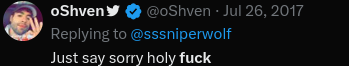 DrHDoofy's tweet photo. @oShven BITCH WHAT THE FUCKKK???? https://t.co/j54DqaWzrG