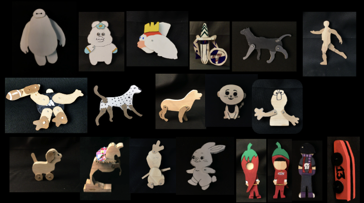 MS moving toy project. A nice variety...