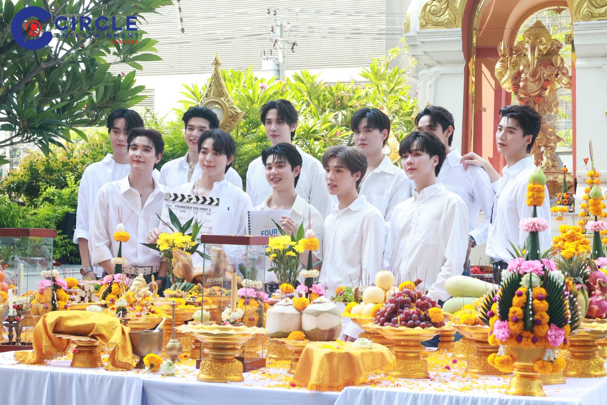 ฤกษ์งาม ยามดี เหล่านักแสดงร่วมพิธีบวงสรวงซีรีส์ FOUREVER YOU เพราะรักนำทาง Part 2

FOR YOU FOREVER 
#WorshipFoureverYou2
#FoureverYouProjectPart2
#เพราะรักนำทาง