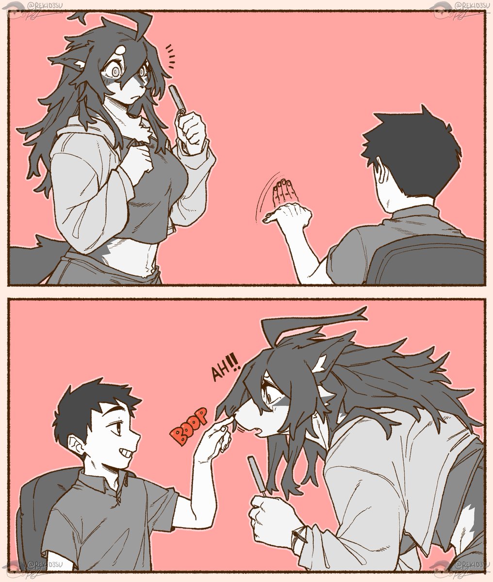 Bonus comic: Boop!

2nd page available now on my P@tr3on!