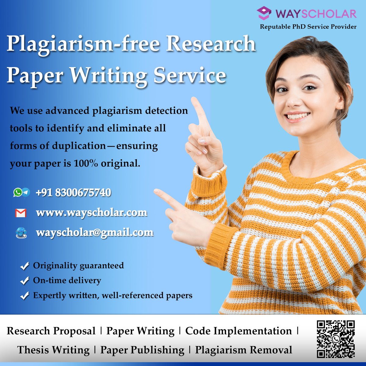 wayscholar's tweet image. #PhDassistance #PhDsupport #PhDGuidance #PhDhelp #PhDResearch
#paperwriting #researchers 
#researchexpert #engineeringresearch #phdinmanagement #researchproposal #proposalwritingservice #researchsynopsis #plagiarismremoval #PythonImplementation