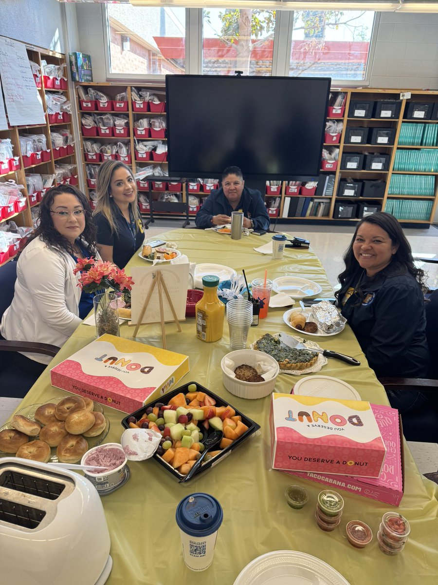 Today we celebrated our amazing administrative professionals! Melissa, Amy, Fabi, and Rosie are truly the backbone of Eastwood Heights. We’re so lucky to have the best team around! 💙💛🫶🏼🙌🏼🦅
