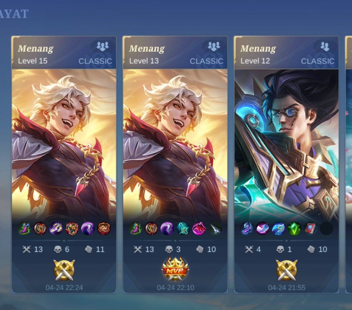 the only male heroes i love to play with, selain cecilion :>