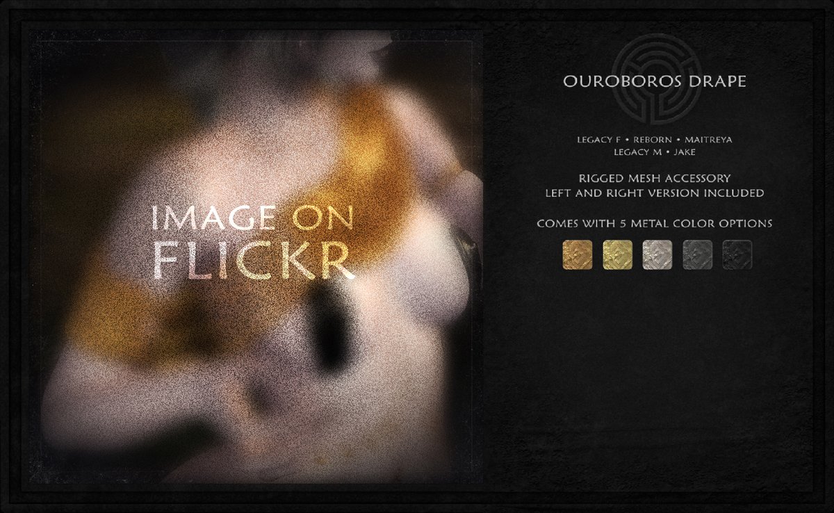 You'd think being draped in a solid gold substance would be heavy, but this magical alloy makes it as light as cloth~ New @ Warehouse Sale! #secondlife

Flickr: flic.kr/p/2qZwuQN
Taxi: maps.secondlife.com/secondlife/Rot…