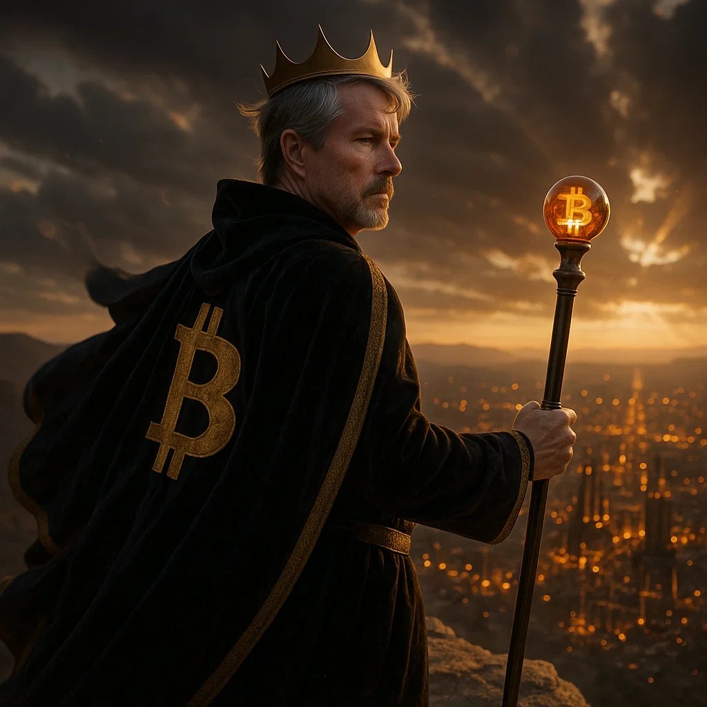 🚨THE GAME IS RIGGED… FOR SAYLOR🚨

Institutional Bitcoin Hoarding Is a Feedback Loop That Crowns a King

My dearest kiddies, allow me to explain the proper implications of the past few news developments:

@Saylor is the APEX PREDATOR in a LIQUIDITY-STARVED ZOO.

Every ETF,