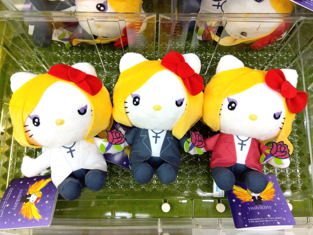 YOSHIKITTY ぬいぐるみ クールにウインクをキメた #YOSHIKITTY が