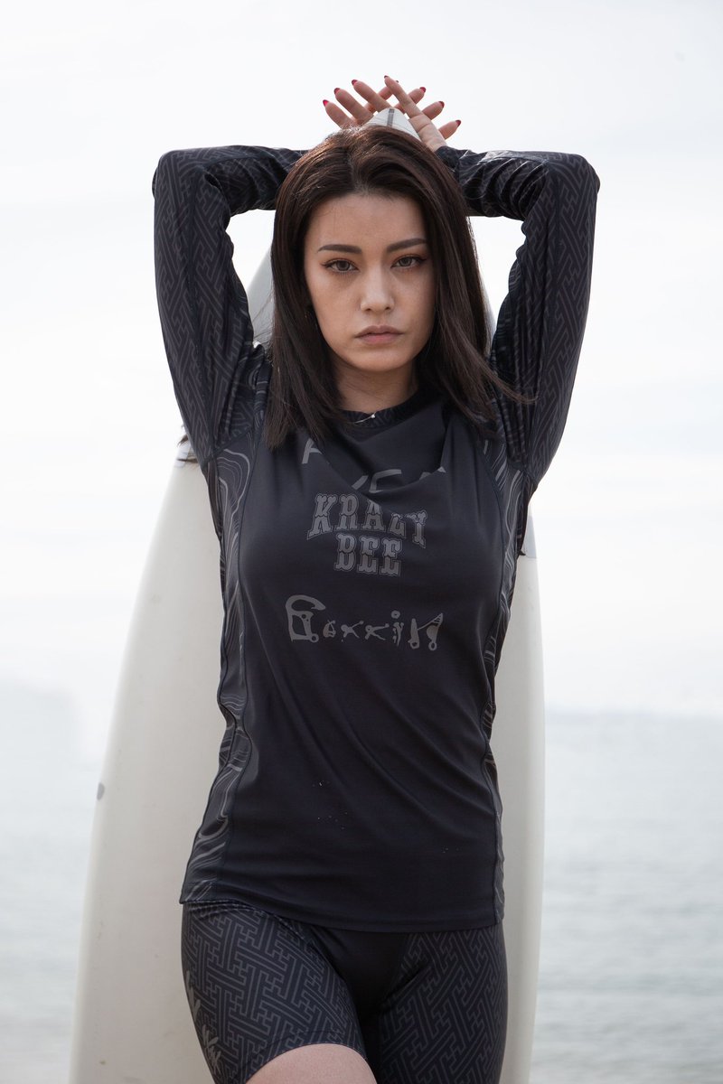 RVCA x KRAZY BEE x GAKKIN ラッシュガード Lサイズ 山本 KID KRAZY