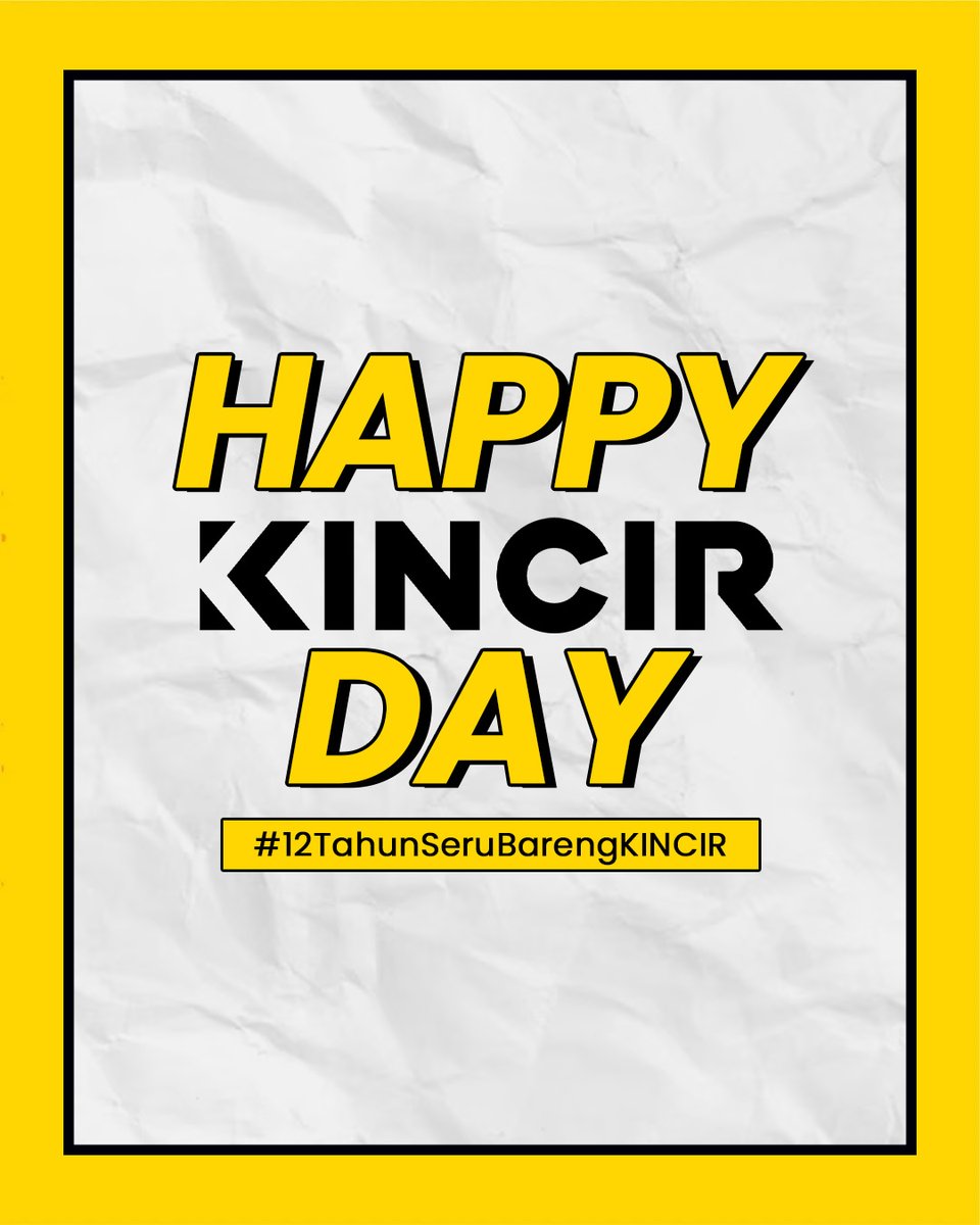 KINCIR #SeruBarengKINCIR tweet media