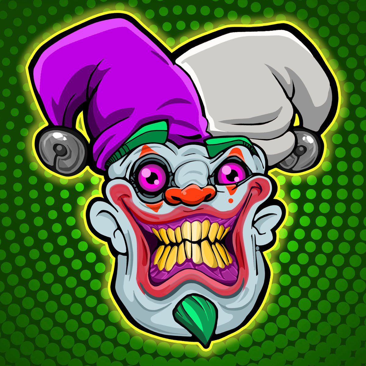 gm 𝕏 ☕️

This clown has chrometophobia …

The irrational fear of spending money! 🤑😱

Rumour has it there’s a cure … 

What could it be?!?

Art by <a href="/dice_bad/">Bad-Dice</a>