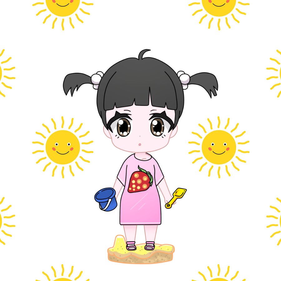 NftTwanna's tweet image. Oi, oi, me little nippers! ArtStyleMimi #186 &apos;ere, a right little nipper &apos;erself!  Loves playin&apos; in the sandbox, she does, buildin&apos; sandcastles and all that malarkey! Fancy a sand pie?  Come &apos;ave a go!  She&apos;s waitin&apos;!  😄 #SandboxFun #MimiPlays #KidsTime )🙃