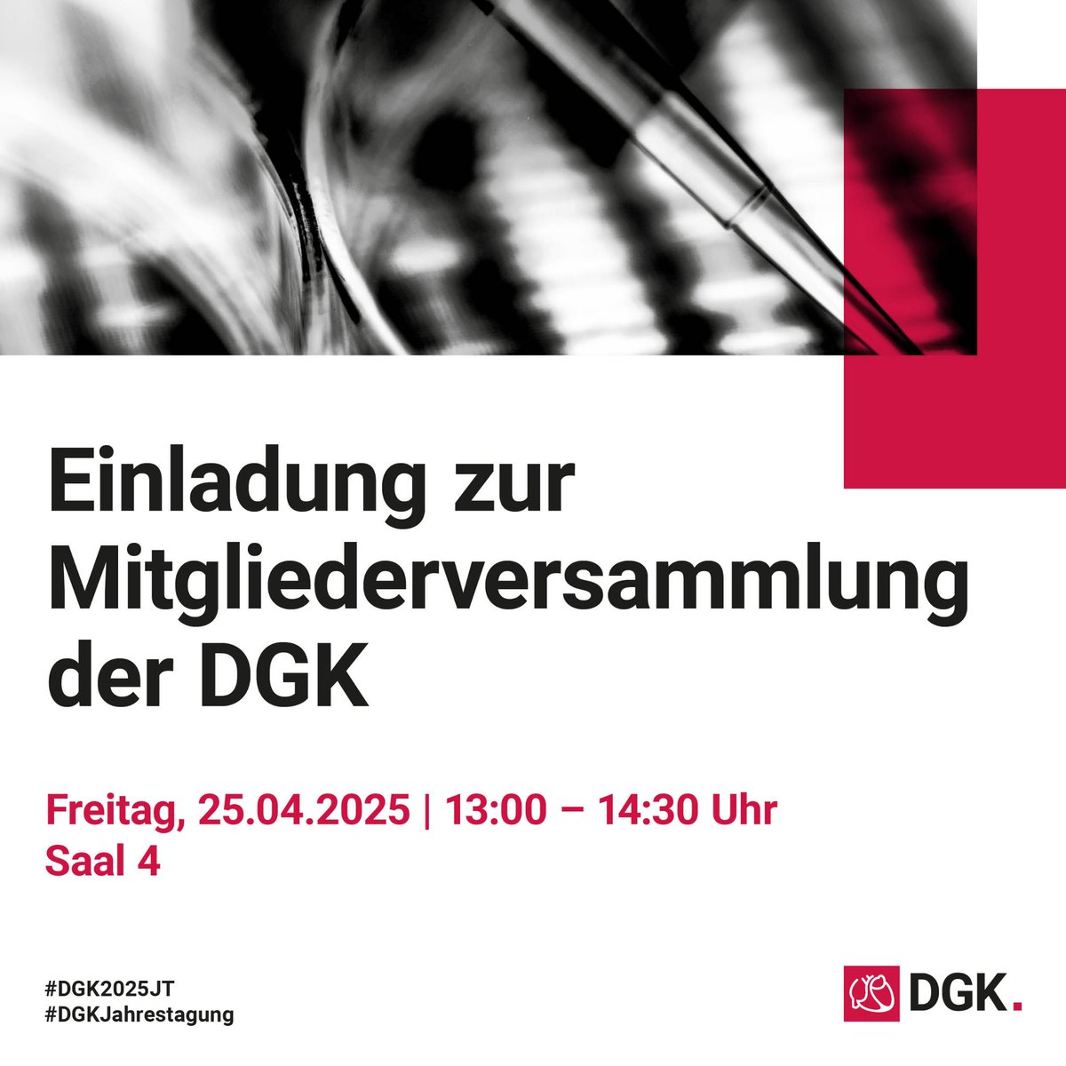 Anne Freund (@annefreund3) on Twitter photo Für alle Mitglieder der <a href="/DGK_org/">Deutsche Gesellschaft für Kardiologie</a> heute 13 Uhr die Mitgliederversammlung.
Dieses Jahr wird bei den Wahlen auch wieder der zukünftige DGK-Präsident gewählt.
#DGKJahrestagung
<a href="/thiele_holger/">Holger Thiele</a> <a href="/YoungDgk/">Young DGK</a> Für alle Mitglieder der <a href="/DGK_org/">Deutsche Gesellschaft für Kardiologie</a> heute 13 Uhr die Mitgliederversammlung.
Dieses Jahr wird bei den Wahlen auch wieder der zukünftige DGK-Präsident gewählt.
#DGKJahrestagung
<a href="/thiele_holger/">Holger Thiele</a> <a href="/YoungDgk/">Young DGK</a>