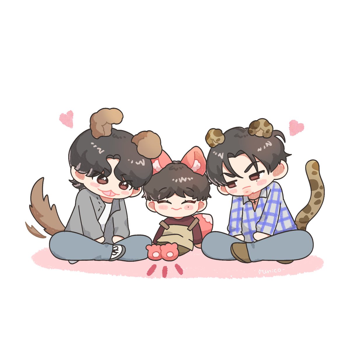 uniconinico's tweet photo. 🦮＞🦊＜🐆

#sunjaki #ENHYPENfanart https://t.co/Nw62syKhFr