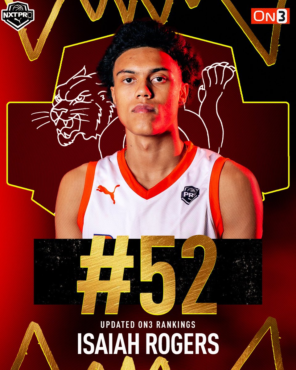 Isaiah Rogers of <a href="/BTIHoops/">BTI Basketball Club</a> is ranked #52.🔥

#PRO16Family | <a href="/PUMAHoops/">PUMA Basketball</a>