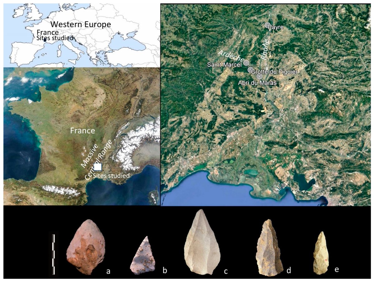 MDPIEnvironment's tweet image. #quaternary #callforreading #stonepoints
Neanderthal Hunting Weapons Re-Assessed: A Tip Cross-Sectional Area Analysis of Middle Palaeolithic Point Assemblages from South Eastern France 

✍️ Authors: Marlize Lombard and Marie-Hélène Moncel
👉mdpi.com/2571-550X/6/1/…