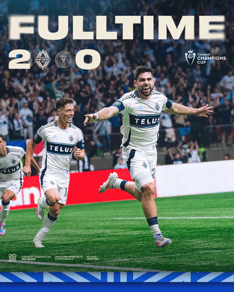 Vancouver Whitecaps FC (@whitecapsfc) on Twitter photo Half way there, but works not done yet! 😤
<a href="/TheChampions/">Concacaf Champions Cup</a> Semifinals Leg 2 takes place on Wed, April 30 vs. #InterMiamiCF at Chase Stadium!
#VWFC | #ConcaChampions Half way there, but works not done yet! 😤
<a href="/TheChampions/">Concacaf Champions Cup</a> Semifinals Leg 2 takes place on Wed, April 30 vs. #InterMiamiCF at Chase Stadium!
#VWFC | #ConcaChampions