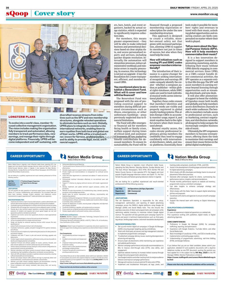 Uganda Performing Right Society (UPRS) tweet media