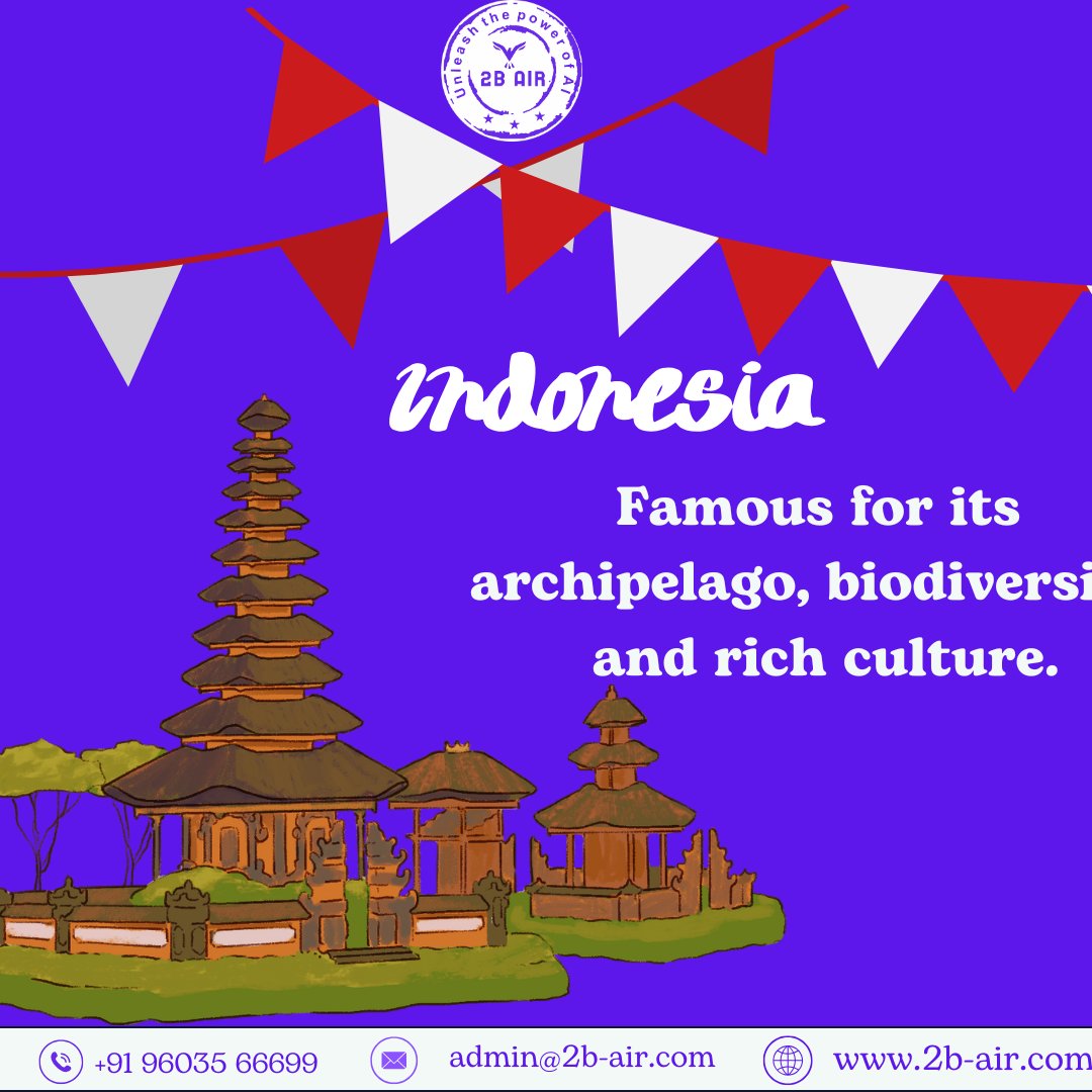 BallotBoxAIR's tweet photo. 🌴Discover the Wonders of Indonesia 🇮🇩
A land of breathtaking archipelagos, vibrant biodiversity, and a culture that captivates every heart! 🌺✨

#VisitIndonesia #CulturalHeritage #Travels #ExploreAsia #IslandParadise #TravelWith2BAir #IndonesiaTourism #DiscoverIndonesia #2bair https://t.co/eUOOt5koF8