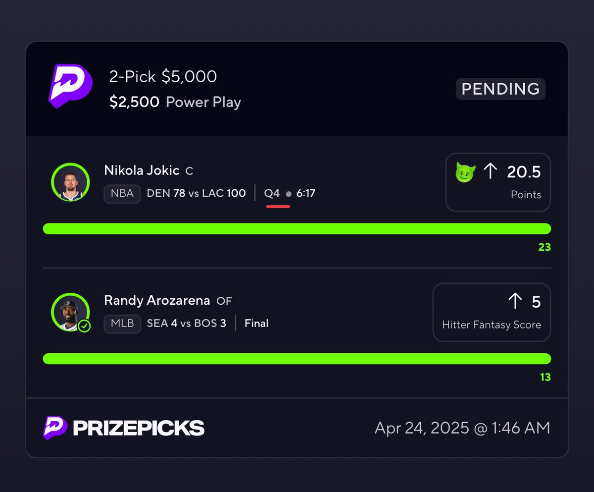 L+RT for lifetime premium 💚 yes free for you until I die 🙂 CASSHH ANOTHER FREE PLAY!

That is officially 4 days in a row we’ve been green now 🤝✅ GET THIS TOO 200+ L/RTs FOR THE NEXT NIGHT OWL SLIP 🚨🚨🚨

Get the FULL weekend free in premium now: dubclub.win/r/p/pri-mmjqk/…