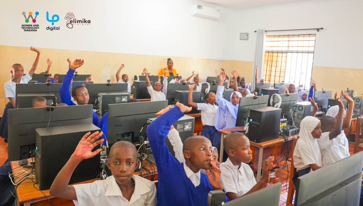 Yesterday, as part of the #GirlsinICT2025 celebrations, our team visited Tegeta A Primary School. We had the opportunity to educate the students on how to be responsible digital citizens, stay safe online, and use technology for their personal growth and community development.