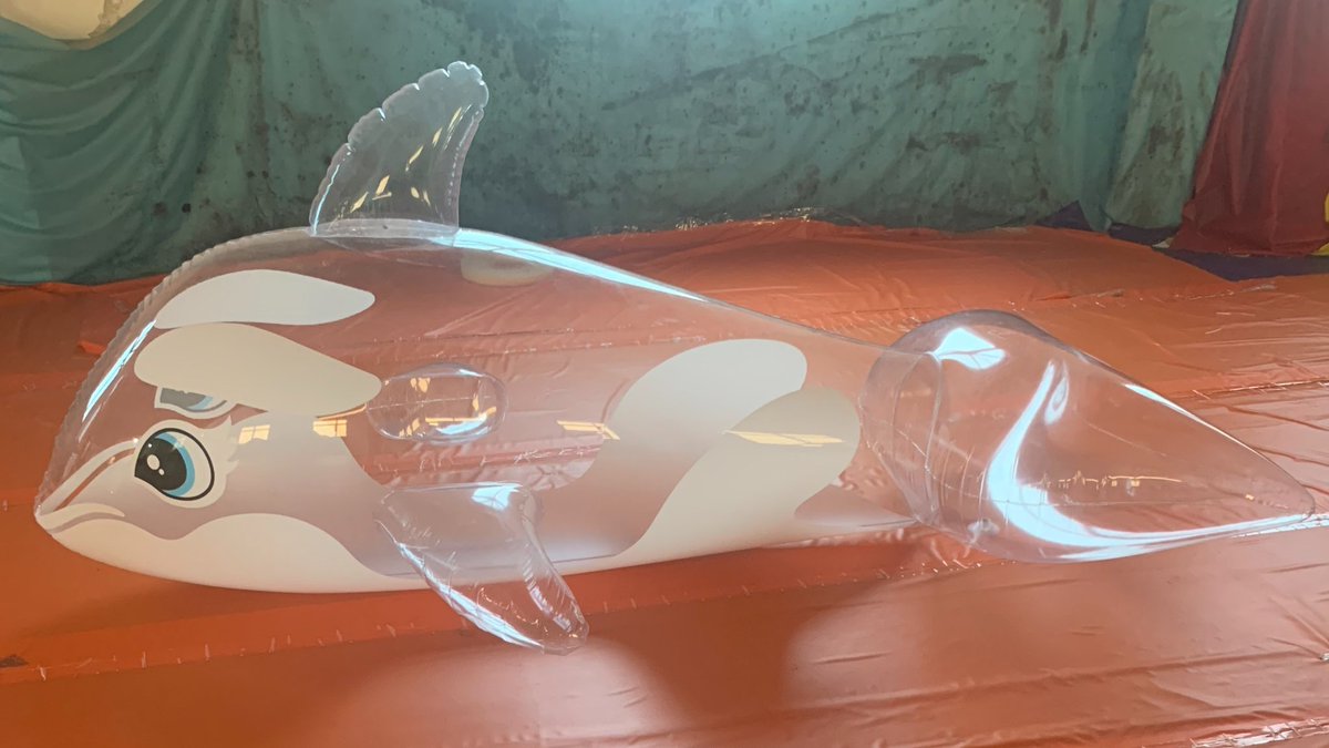 inflatable whale
