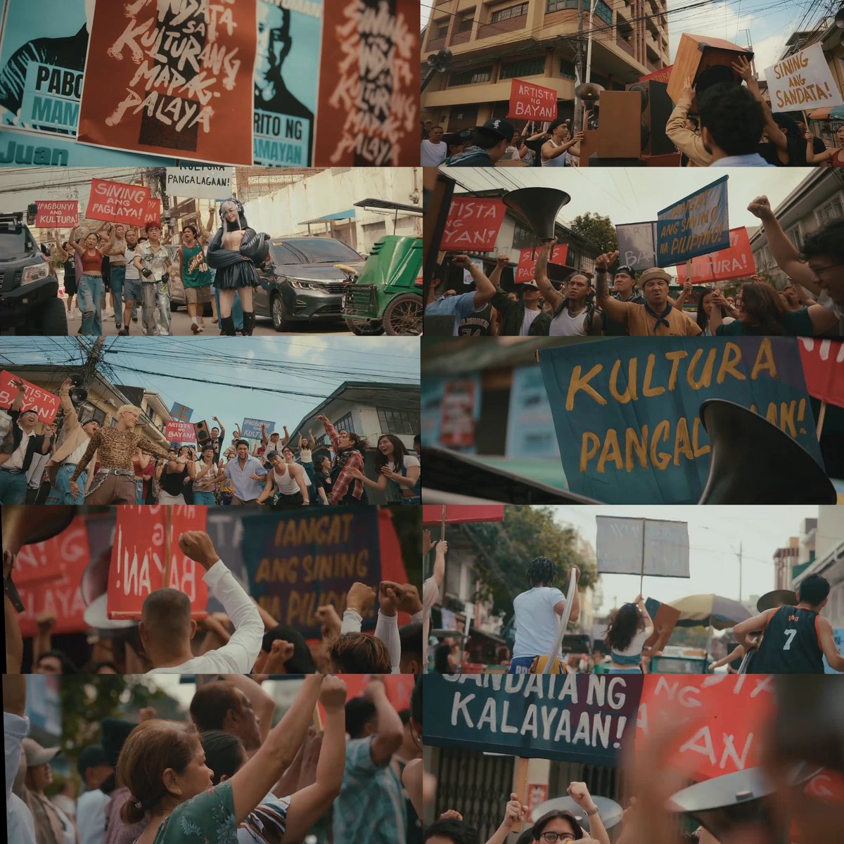 JPNPALAGI's tweet photo. “sining ang sandata sa kulturang mapagpalaya.”

THIS. IS. A. REVOLUTION. 🤯

TIME MUSIC VIDEO
@SB19Official #SB19
#DUNGKAMVOutNow https://t.co/BTw3BKdkDf