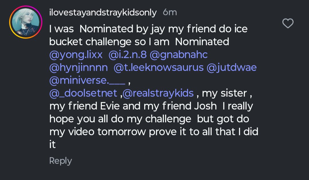 Destiny87083084's tweet photo. I will be doing the video tomorrow to prove to everyone but these people are nominated https://t.co/BCC2yCweOS
