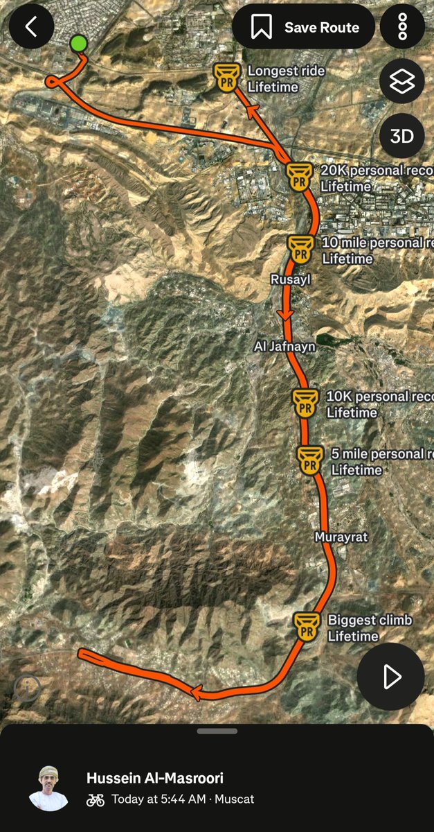 رحلة صباحية بالدراجة الهوائية.
الخطة كانت لقطع ٥٠ كلم، لكن للاسف تعرض الإطار الخلفي لثقب.
Morning ride with my bike <a href="/iamspecialized/">Specialized Bicycles</a>, Tarmac SL4 Sport.
The plan was for 50 km, but unfortunately, I got a puncture.