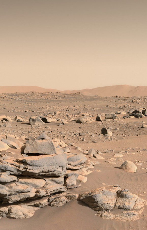 Mars captured by Percy rover.
NASA